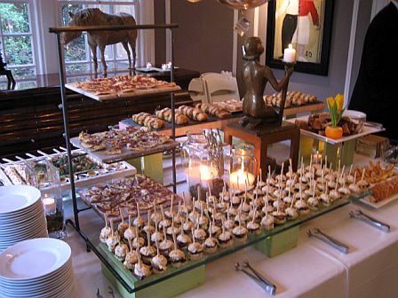 Endive catering buffet spread